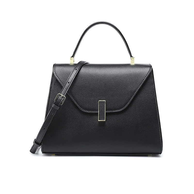 Petite Luxe Cowhide Leather Handbag