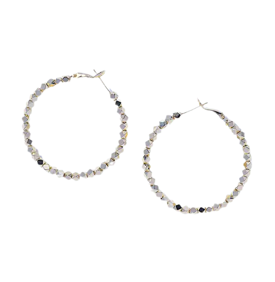 Sparkly Hoop Earrings