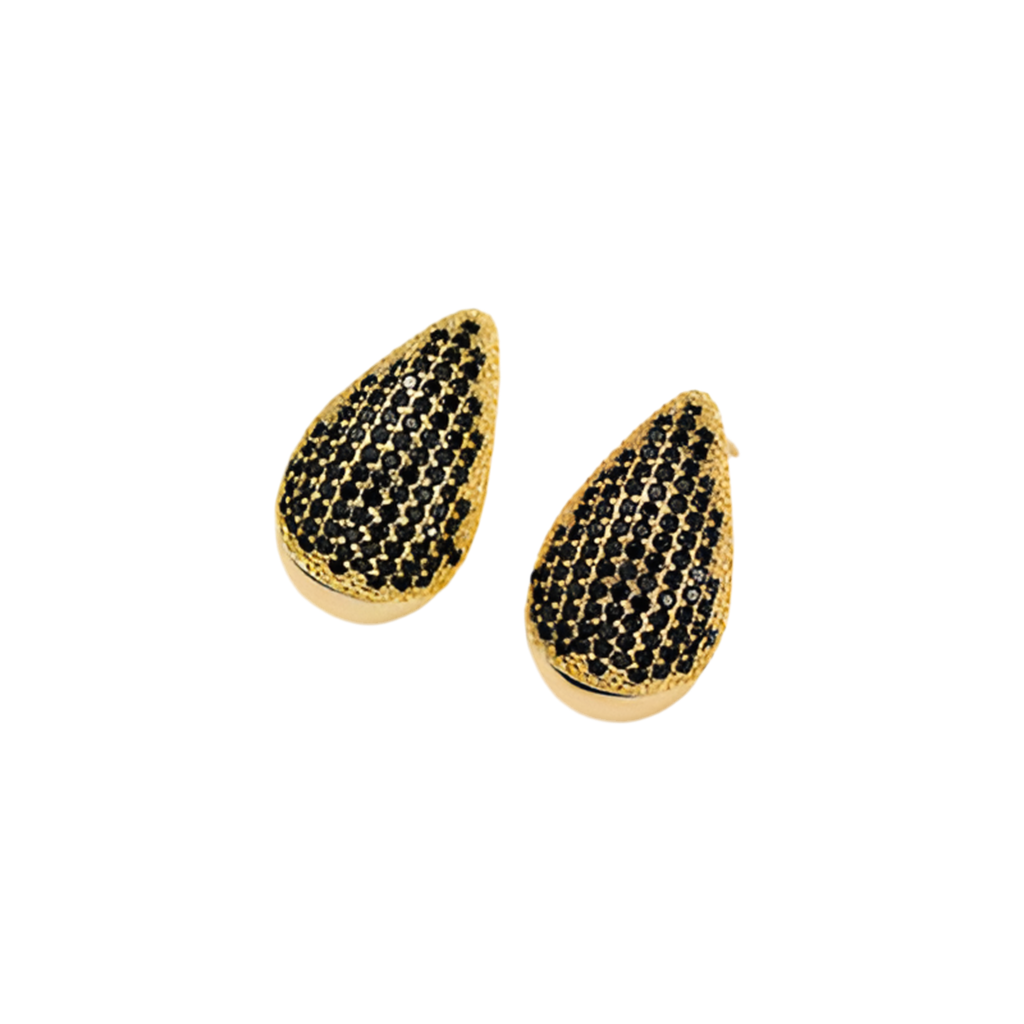 18K Gold-Plated Zircon Teardrop Earring