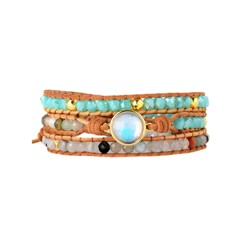 Opal Beaded Layered Bracelet