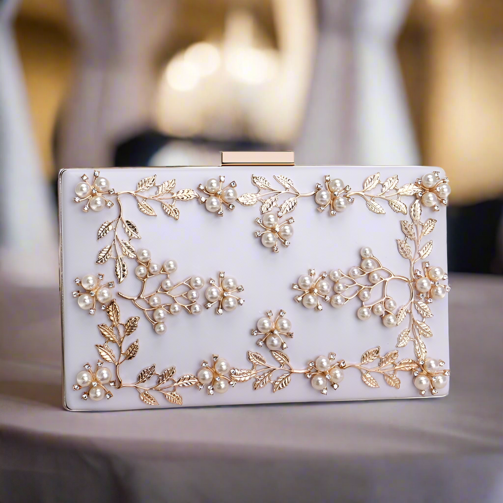 Clutch Bag Evening Bag Female European And American Banquet Bag Flower Evening Bag