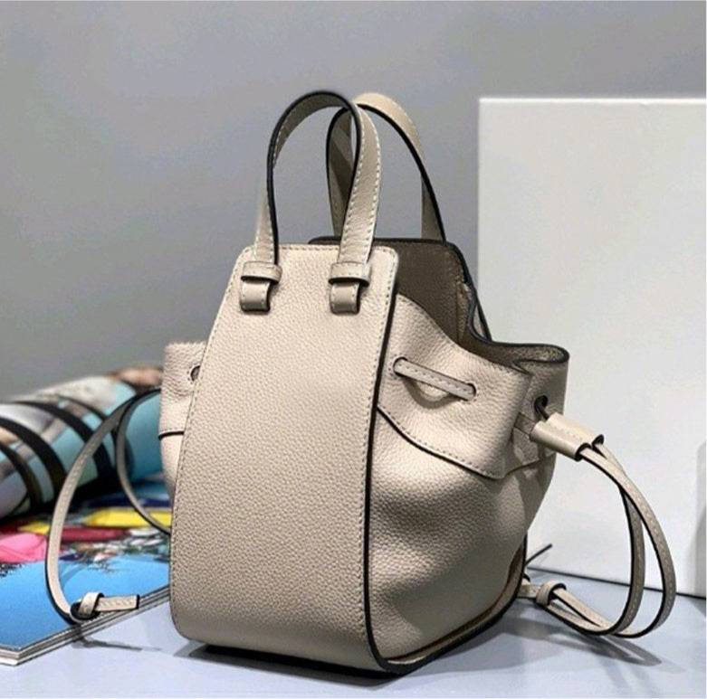 Small Leather Bucket Bag