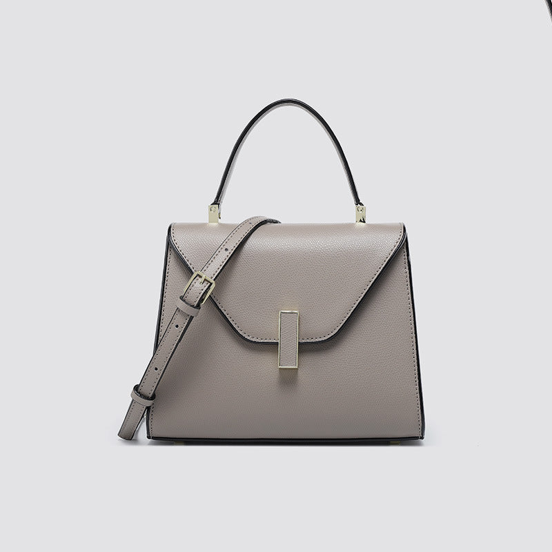 Petite Luxe Cowhide Leather Handbag