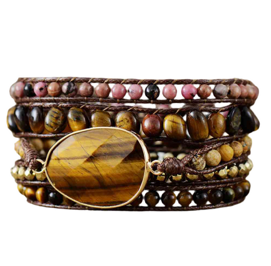 Natural Stone Layered Bracelet