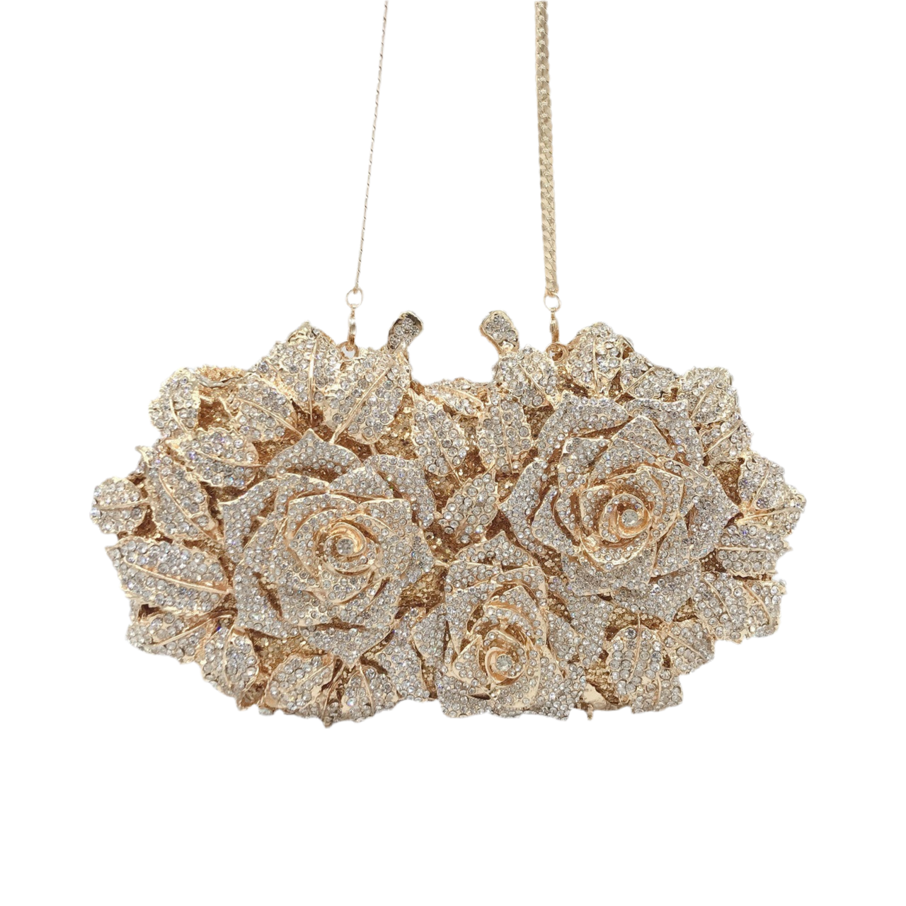 Hollow Rose Diamond Dinner Bag